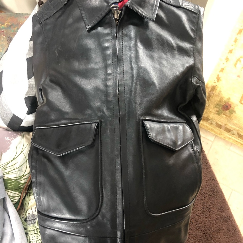 Vintage Leather Baby Gap Jacket